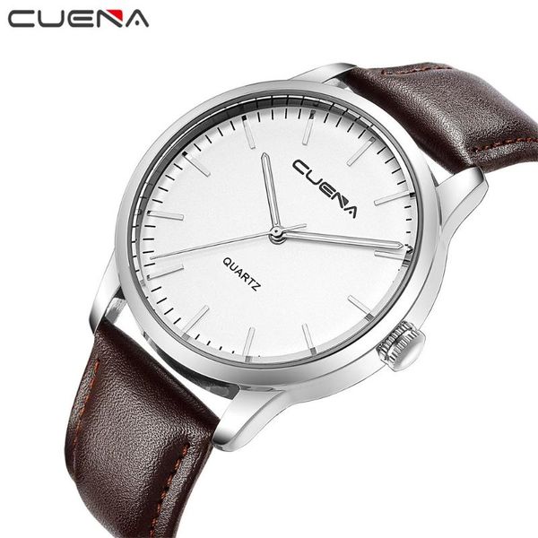 wristwatches men's ultra-thin leather simple watch quartz mens watches korean fashion trend sports male clock cuena 6608, Slivery;brown
wristwatches men's ultra-thin leather simple watch quartz mens watches korean fashion trend sports male clock cuena 6608, Slivery;brown