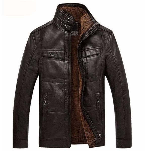 men's fur & faux man padded jacket leather men coats 4xl brand outerwear business winter pu male fleece, Black
men's fur & faux man padded jacket leather men coats 4xl brand outerwear business winter pu male fleece, Black