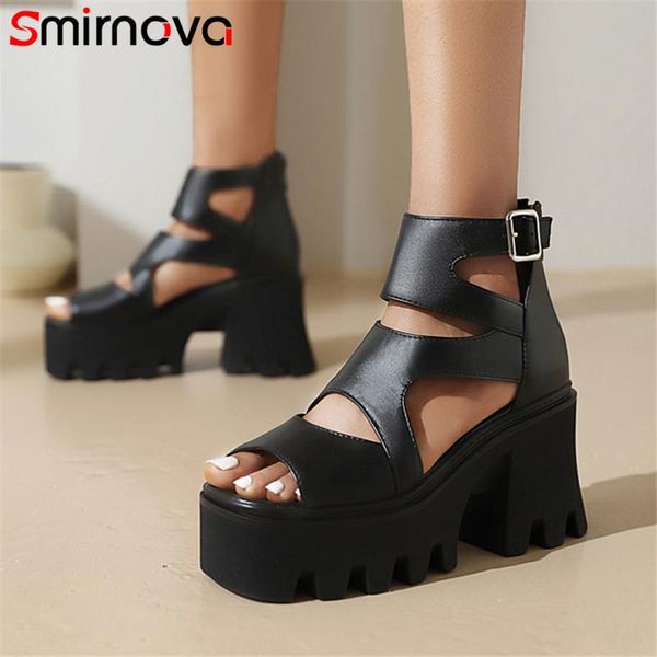 sandals smirnova 2021 women shoes pu solid colors buckle fashion punk high heels platform gladiator, Black
sandals smirnova 2021 women shoes pu solid colors buckle fashion punk high heels platform gladiator, Black
