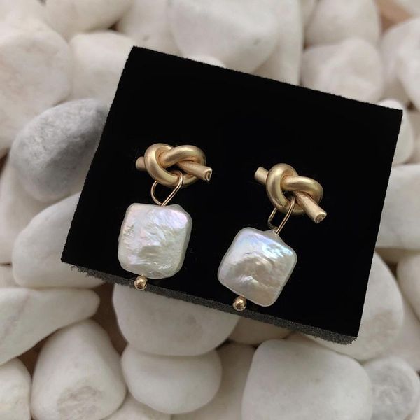dangle & chandelier women metal gold geometric irregular square natural freshwater pearl stud earrings for girl's gift, Silver
dangle & chandelier women metal gold geometric irregular square natural freshwater pearl stud earrings for girl's gift, Silver