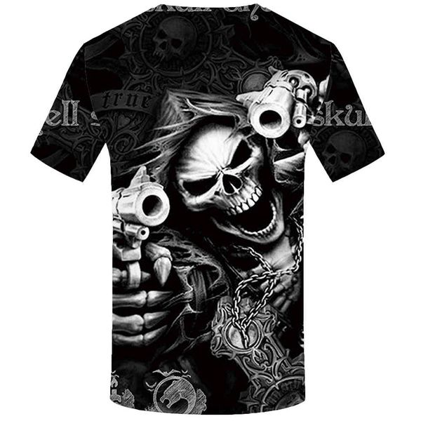 men kyku skull skeleton punk shirt rock tshirt gun t shirts 3d print t-shirt vintage gothic mens clothing summ, White;black
men kyku skull skeleton punk shirt rock tshirt gun t shirts 3d print t-shirt vintage gothic mens clothing summ, White;black