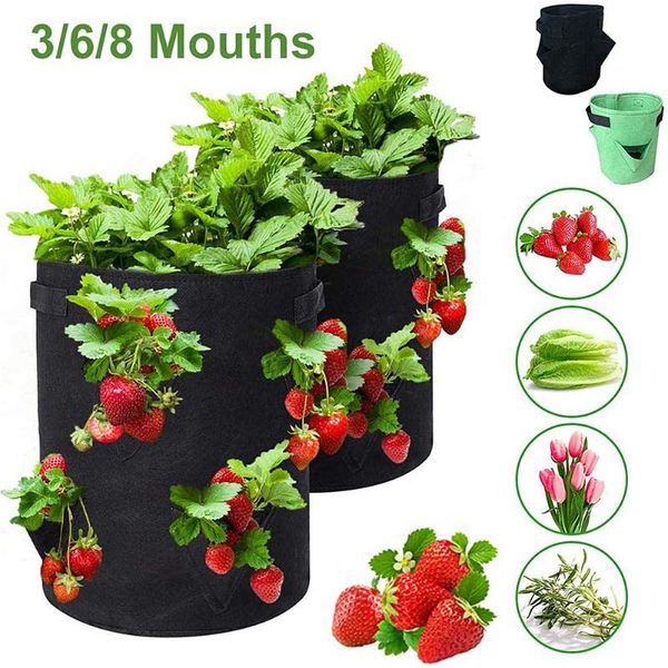 planters & pots opening gardening planting bag portable vegetable growing with handles
planters & pots opening gardening planting bag portable vegetable growing with handles