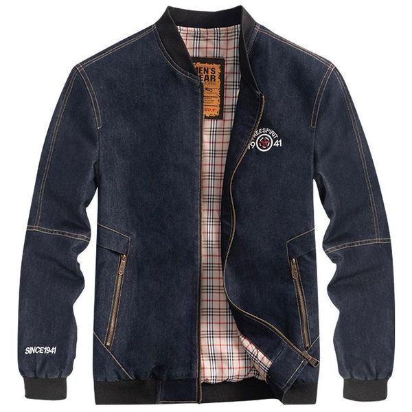 men's jackets retro baseball denim jacket plus size 5xl casual cotton jean coat brand quality for male, Black;brown
men's jackets retro baseball denim jacket plus size 5xl casual cotton jean coat brand quality for male, Black;brown