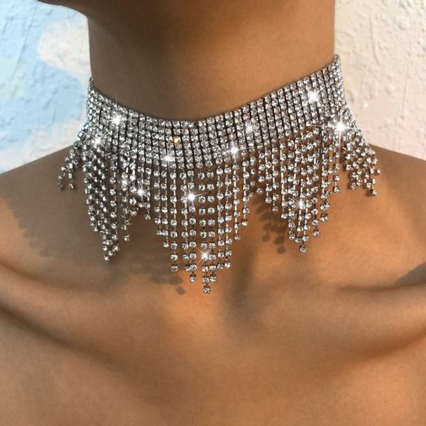 luxury necklace choker designer pendant jewelry fashion brands diamond full of diamonds tassel necklace temperament niche design multi-layer, Golden;silver
luxury necklace choker designer pendant jewelry fashion brands diamond full of diamonds tassel necklace temperament niche design multi-layer, Golden;silver