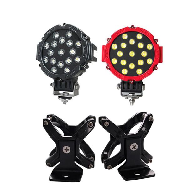 working light 7inch 51w round led driving bull bumper bar black red with 3" tube bracket for offroad wrangler pickup truck 4x4 suv atv
working light 7inch 51w round led driving bull bumper bar black red with 3" tube bracket for offroad wrangler pickup truck 4x4 suv atv