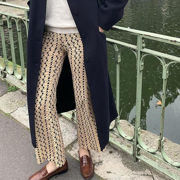 high waist khaki wide leg women pant fashion print vintage straight trousers female long y2k casual, Black;white
high waist khaki wide leg women pant fashion print vintage straight trousers female long y2k casual, Black;white