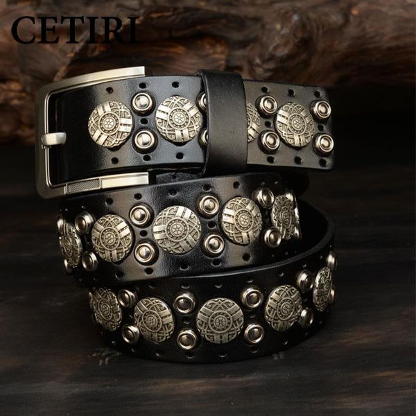 belts 100% grain real leather cowboy motorcycle jeans heavy metal rivet for men punk rock male belt strap, Black;brown
belts 100% grain real leather cowboy motorcycle jeans heavy metal rivet for men punk rock male belt strap, Black;brown