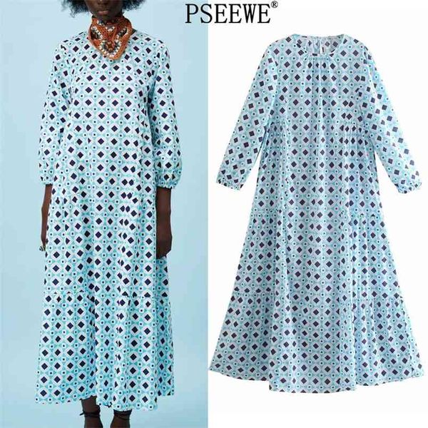 blue women's summer long dress vintage print semi sheer sleeve woman dresses ruffle loose casual 210519, Black;gray
blue women's summer long dress vintage print semi sheer sleeve woman dresses ruffle loose casual 210519, Black;gray