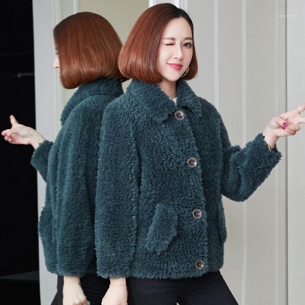 women's fur & faux women 2021 autumn winter lamb sheepskin coat female artificial sheep shearing jacket ladies casual warm outerwear z6, Black
women's fur & faux women 2021 autumn winter lamb sheepskin coat female artificial sheep shearing jacket ladies casual warm outerwear z6, Black