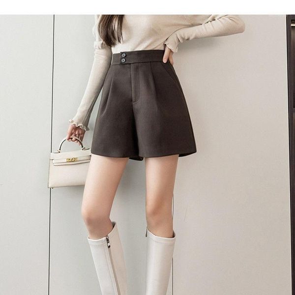 women's shorts fashion wide leg autumn winter casual solid loose a-line wild ladies high waist woolen e141, White;black
women's shorts fashion wide leg autumn winter casual solid loose a-line wild ladies high waist woolen e141, White;black