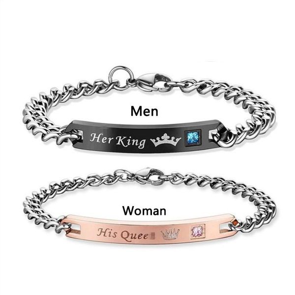 Link, Chain Fashion Classic Letter Zircon Bracelet Couple Models Ladies Temperament All-Match Jewelry Gifts, Black
Link, Chain Fashion Classic Letter Zircon Bracelet Couple Models Ladies Temperament All-Match Jewelry Gifts, Black