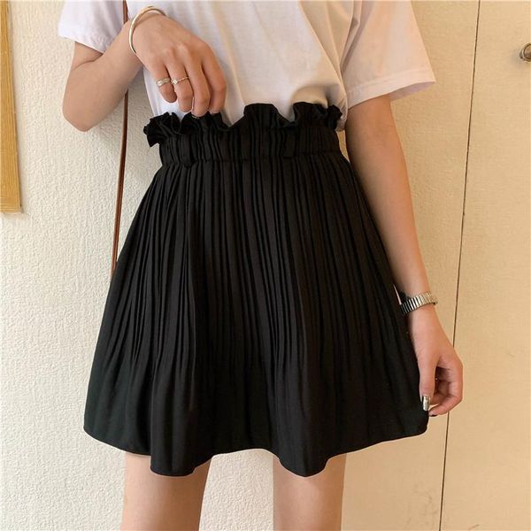 spring oversize plus flower bud pleated skirt ins super pure black anti-glare high waist thin chiffon bust short skirts
spring oversize plus flower bud pleated skirt ins super pure black anti-glare high waist thin chiffon bust short skirts
