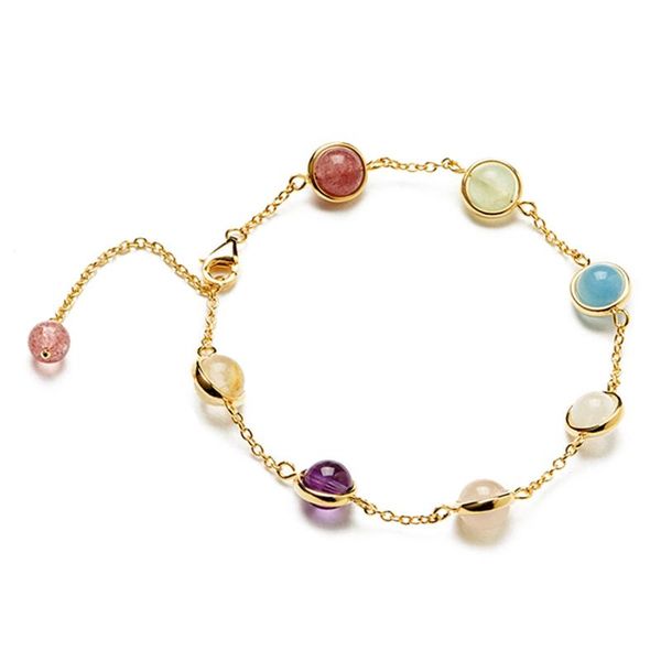 charm bracelets colorful lucky rainbow candy crystal bracelet simple and sweet personality ladies accessories, Golden;silver
charm bracelets colorful lucky rainbow candy crystal bracelet simple and sweet personality ladies accessories, Golden;silver