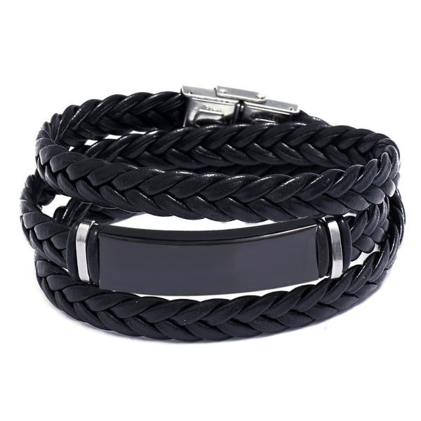 charm bracelets simple woven men's bracelet 2021 stainless steel smooth multi-layer women's leather fashion jewelry wholesale, Golden;silver
charm bracelets simple woven men's bracelet 2021 stainless steel smooth multi-layer women's leather fashion jewelry wholesale, Golden;silver