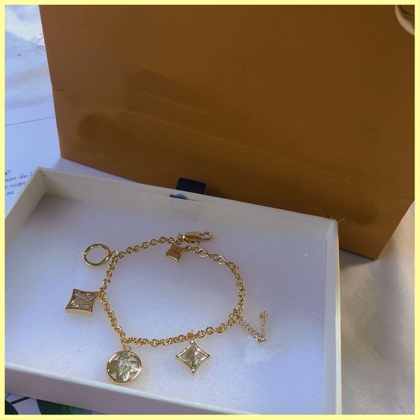 womens luxury designer bracelet farandole gold link lucky clover letter pendent bracelets for women men party wedding jewelry 21081905r, Black
womens luxury designer bracelet farandole gold link lucky clover letter pendent bracelets for women men party wedding jewelry 21081905r, Black