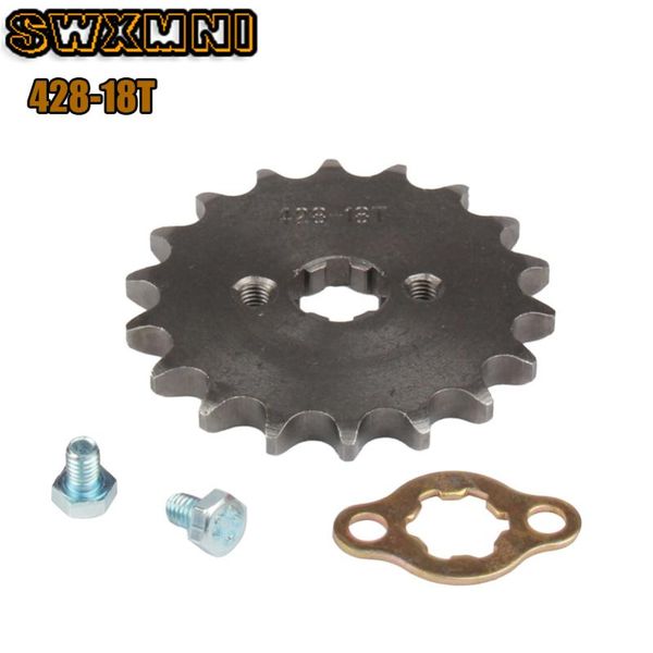 front engine 428# 18t teeth 17mm 20mm chain sprocket with retainer plate locker for dirt pit bike atv quad go kart moped buggy assembly
front engine 428# 18t teeth 17mm 20mm chain sprocket with retainer plate locker for dirt pit bike atv quad go kart moped buggy assembly