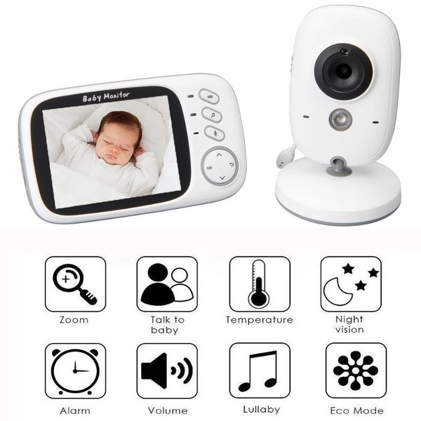 video baby monitor camera with full-color and automatic night vision 3.5" lcd two way talk back, high capacity battery monitors
video baby monitor camera with full-color and automatic night vision 3.5" lcd two way talk back, high capacity battery monitors