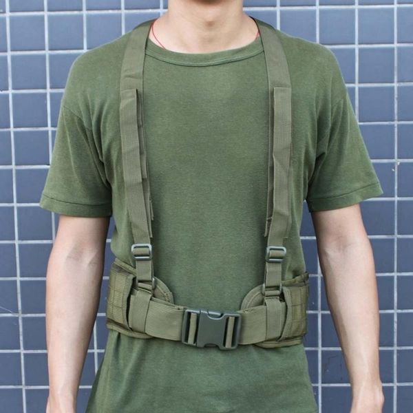 waist support tactical molle belt military nylon combat suspender army hunting belts outdoor sports men waistband, Black;gray
waist support tactical molle belt military nylon combat suspender army hunting belts outdoor sports men waistband, Black;gray