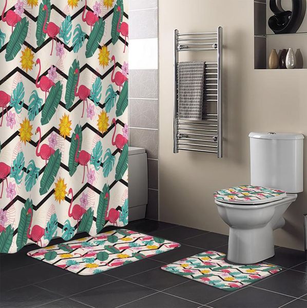 animal flamingo plant flower shower curtain set toilet seat cover bathroom decor accessories mat curtains
animal flamingo plant flower shower curtain set toilet seat cover bathroom decor accessories mat curtains