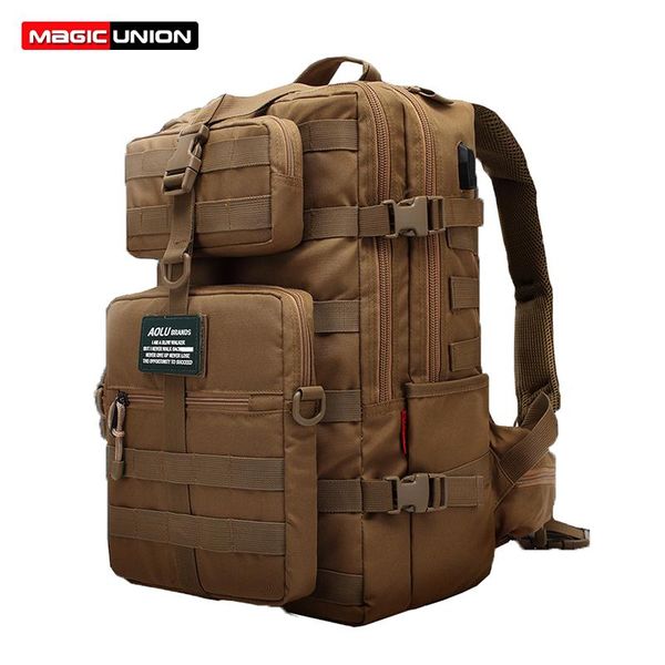 backpack magic union tactical hiking traveling camping bags for men women 3 in 1 detachable camouflage usb charging bag
backpack magic union tactical hiking traveling camping bags for men women 3 in 1 detachable camouflage usb charging bag