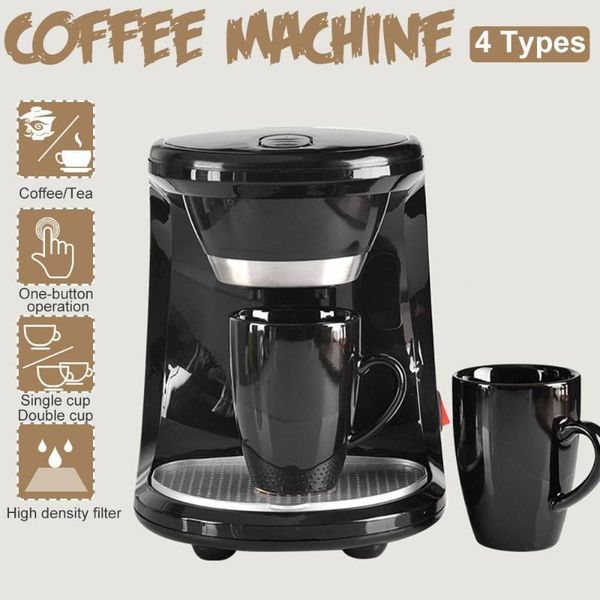 mini electric drip coffee maker household semi-automatic brewing tea pot american machine espresso makers
mini electric drip coffee maker household semi-automatic brewing tea pot american machine espresso makers