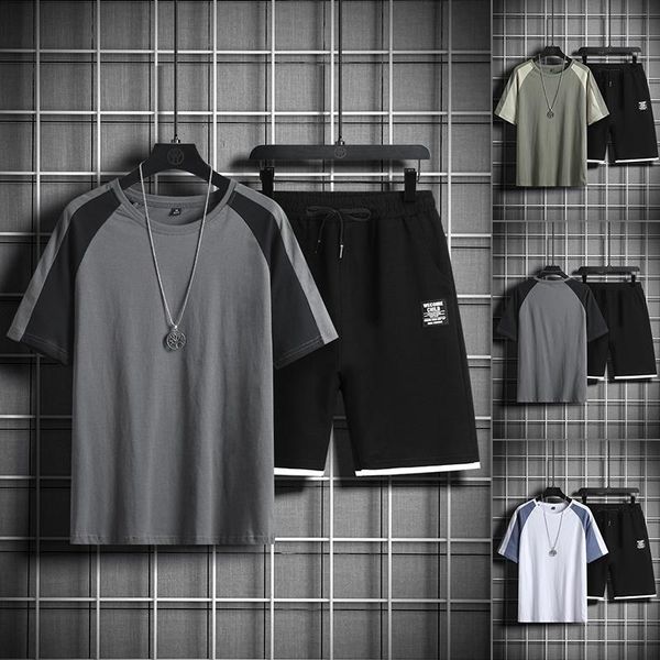 men's tracksuits 2021 nsummer tracksuit mens sportswear cotton short sleeve tshirt and shorts set casual jogging suit men fashion sweat, Gray
men's tracksuits 2021 nsummer tracksuit mens sportswear cotton short sleeve tshirt and shorts set casual jogging suit men fashion sweat, Gray