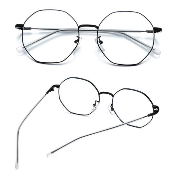 fashion sunglasses frames round frame metal glasses simple retro optical eyeglasses anti-radiation blue light blocking computer goggles wome, Black
fashion sunglasses frames round frame metal glasses simple retro optical eyeglasses anti-radiation blue light blocking computer goggles wome, Black