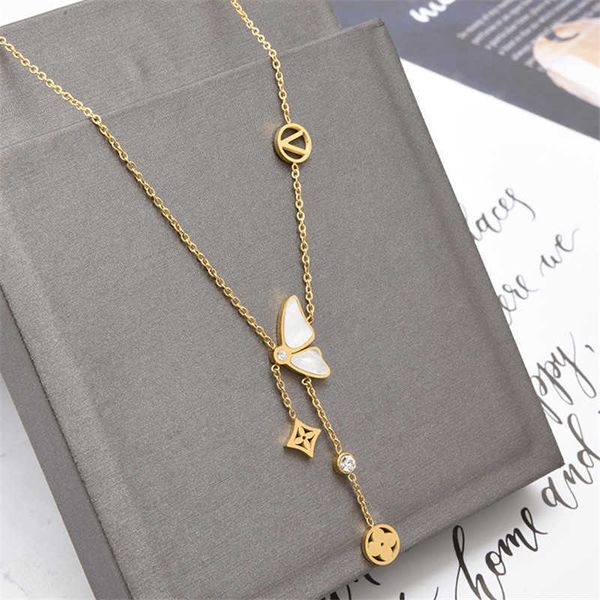 ins women's stone butterfly pendant necklace, gold zirconium chain, flowers, collarbone, neckline, lucky charm, gift, new series, Silver
ins women's stone butterfly pendant necklace, gold zirconium chain, flowers, collarbone, neckline, lucky charm, gift, new series, Silver