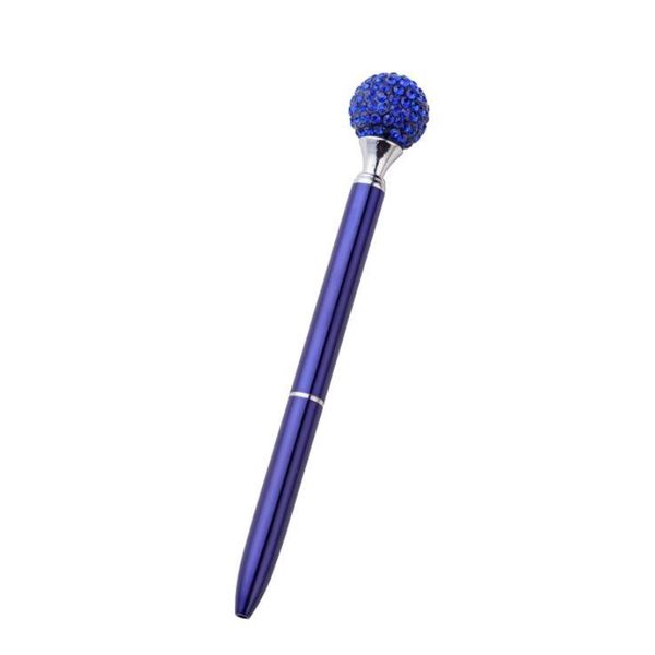 luxury color drill ball crystal pen gem ballpoint ring wedding office metal roller pens signature marker gifts, Blue;orange
luxury color drill ball crystal pen gem ballpoint ring wedding office metal roller pens signature marker gifts, Blue;orange