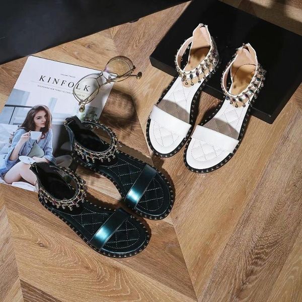 sandals 2021 summer ladies hand beaded design elegant fashion all-mhatc celebrity style comfortable flat open toe, Black
sandals 2021 summer ladies hand beaded design elegant fashion all-mhatc celebrity style comfortable flat open toe, Black