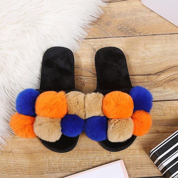 women slippers fluffy fur winter warm ladies colorful shoes female casual flats footwear 2021 fashion for woman comfort, Black
women slippers fluffy fur winter warm ladies colorful shoes female casual flats footwear 2021 fashion for woman comfort, Black