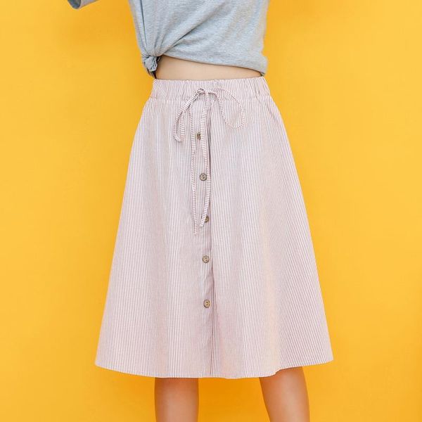 skirts lucyever fashion striped women cotton skirt elegant bow button girls midi causal a line spring summer harajuku faldas 2021, Black
skirts lucyever fashion striped women cotton skirt elegant bow button girls midi causal a line spring summer harajuku faldas 2021, Black