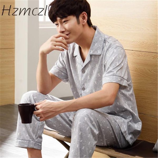 men's sleepwear hzmczl summer men pajama sets breathable cotton s-sleeve male pyjamas plus size -4xl pajamas soft homewear, Black;brown
men's sleepwear hzmczl summer men pajama sets breathable cotton s-sleeve male pyjamas plus size -4xl pajamas soft homewear, Black;brown