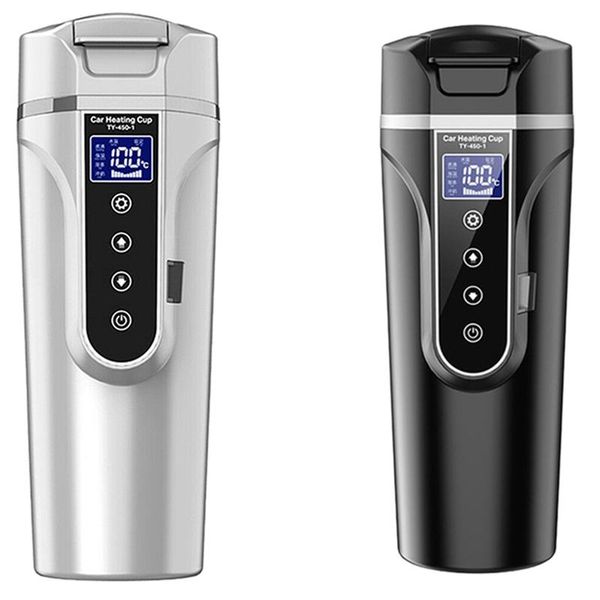 water bottles 2 set 12v 24v car heating cup stainless steel warmer kettle coffee mug lcd display temperature, white & black
water bottles 2 set 12v 24v car heating cup stainless steel warmer kettle coffee mug lcd display temperature, white & black