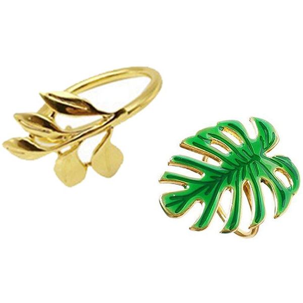 napkin rings 12 pcs leaf buckle ring, used for wedding, festival, daily party decoration, 4 green & 8 gold retail
napkin rings 12 pcs leaf buckle ring, used for wedding, festival, daily party decoration, 4 green & 8 gold retail