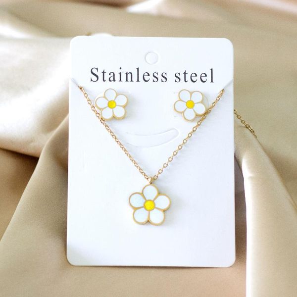 earrings & necklace luxukisskids korean style peach blossom pendant stud for women flower shape party jewellry sets bijoux femme, Silver
earrings & necklace luxukisskids korean style peach blossom pendant stud for women flower shape party jewellry sets bijoux femme, Silver
