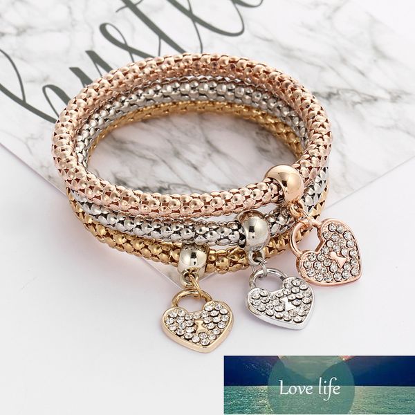 3 pcs/set crystal heart charm bracelets & bangles gold alloy elephant pendants rhinestone bracelets set for women  factory price expert desi, Black
3 pcs/set crystal heart charm bracelets & bangles gold alloy elephant pendants rhinestone bracelets set for women  factory price expert desi, Black