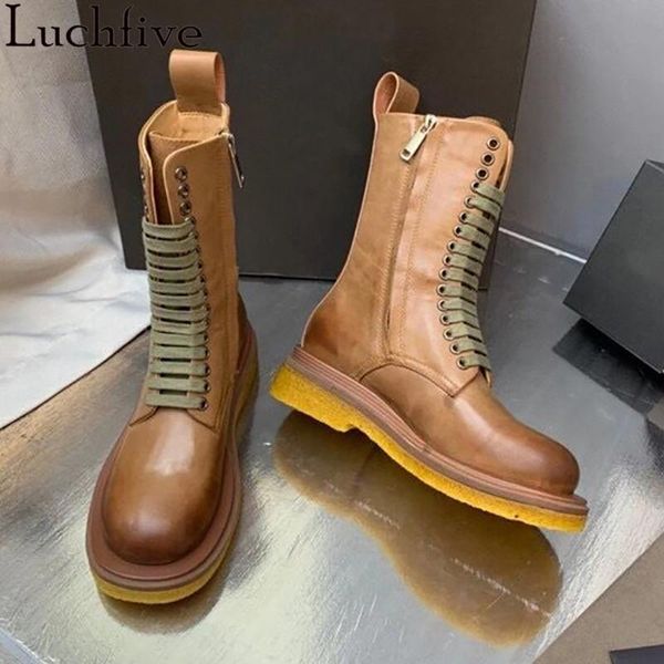 boots old design round toe women's lace up shoes woman low heels platform brown white leather for women, Black
boots old design round toe women's lace up shoes woman low heels platform brown white leather for women, Black
