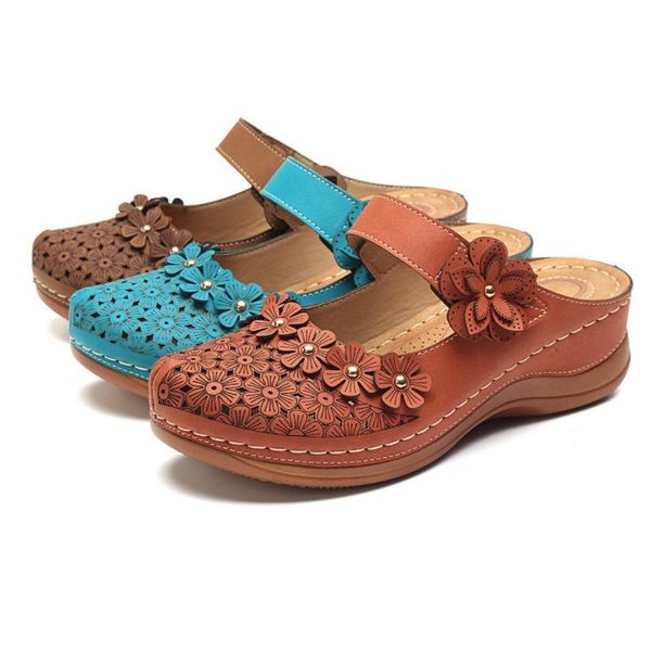 slippers 2021 woman summer leather vintage sandals buckle casual sewing women female ladies platform retro sandalias plus 35-46, Black
slippers 2021 woman summer leather vintage sandals buckle casual sewing women female ladies platform retro sandalias plus 35-46, Black
