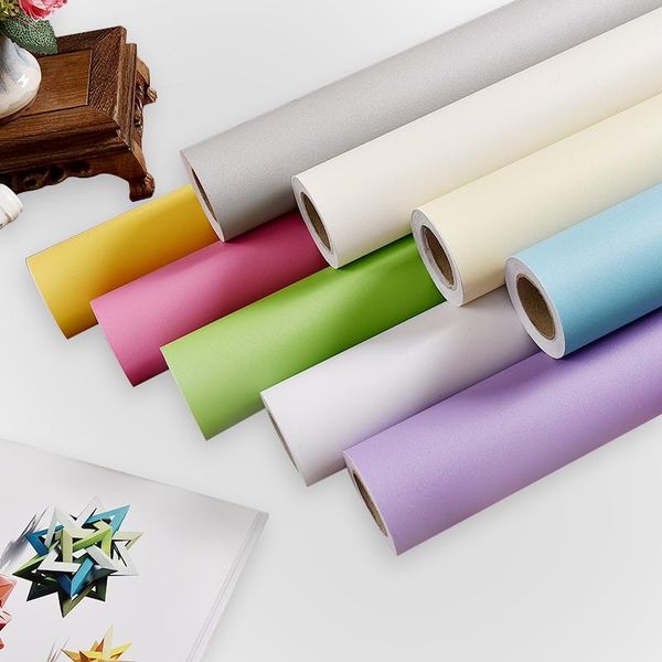 wallpapers 0.4x2m pvc self-adhesive thick wallpaper bedroom room decor deskfurniture wardrobe refurbished matte pure color wall sticker
wallpapers 0.4x2m pvc self-adhesive thick wallpaper bedroom room decor deskfurniture wardrobe refurbished matte pure color wall sticker