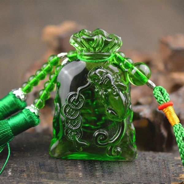 double-sided car auspicious safety glass moneybag pendant ornament hanging mirror rearview l9n2 interior decorations
double-sided car auspicious safety glass moneybag pendant ornament hanging mirror rearview l9n2 interior decorations