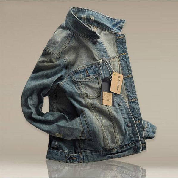 men's jackets hi-street men ripped jeans washed patchwork distressed denim man slim fit streetwear hiphop vintage jacket, Black;brown
men's jackets hi-street men ripped jeans washed patchwork distressed denim man slim fit streetwear hiphop vintage jacket, Black;brown