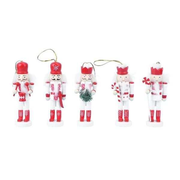 decorative objects & figurines 5pcs wooden nutcracker hanging walnut soldier christmas tree pendants for banquet children
decorative objects & figurines 5pcs wooden nutcracker hanging walnut soldier christmas tree pendants for banquet children