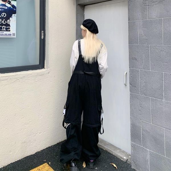 2011jumpsuits women patchwork pockets sashes chic street oversize 3xl autumn zipper detachable cargo baggy trousers adjusted strap, Black;white
2011jumpsuits women patchwork pockets sashes chic street oversize 3xl autumn zipper detachable cargo baggy trousers adjusted strap, Black;white