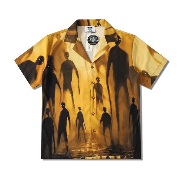men's casual shirts 2021 high street hawaiian shadow full print beach cardigan leisure short sleeves man, White;black
men's casual shirts 2021 high street hawaiian shadow full print beach cardigan leisure short sleeves man, White;black