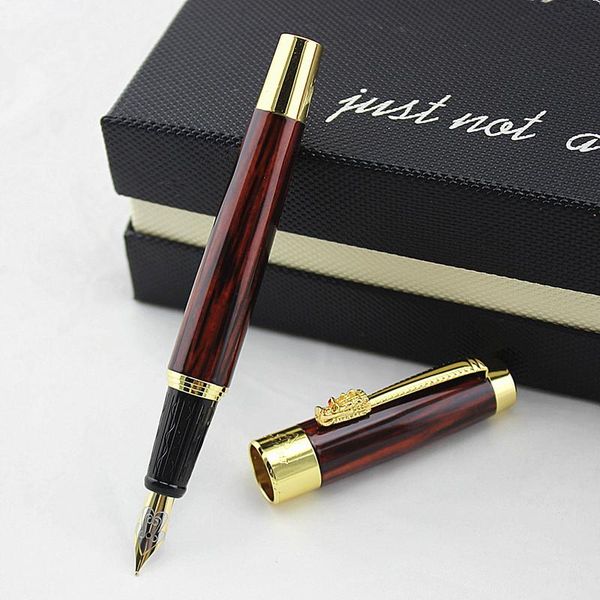 luxury metal dragon fountain pen vintage 0.5mm nib ink pens for writing office business supplies gift
luxury metal dragon fountain pen vintage 0.5mm nib ink pens for writing office business supplies gift