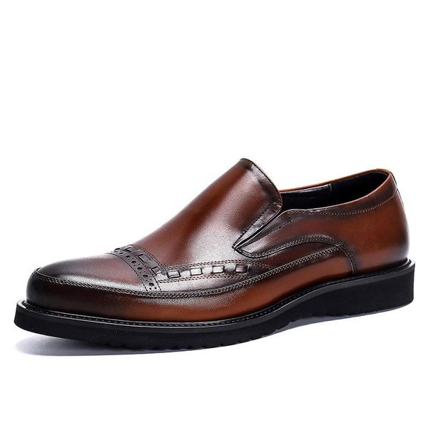 dress shoes 2022 spring genuine soft cow leather men brogue wedding business casual flats luxury handmade slip on oxford suit, Black
dress shoes 2022 spring genuine soft cow leather men brogue wedding business casual flats luxury handmade slip on oxford suit, Black