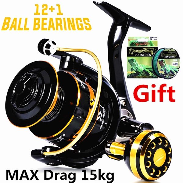 sougayilang 12+1bb spinning fishing reel high strength cast alloy drive gear aluminum spool saltwater freshwater 220215
sougayilang 12+1bb spinning fishing reel high strength cast alloy drive gear aluminum spool saltwater freshwater 220215