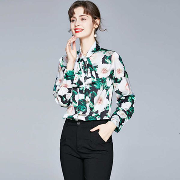women's blouses & shirts women autumn long sleeved ol casual shirt chain geometric prints curve hem basic moda blusas mujer 43xx, White
women's blouses & shirts women autumn long sleeved ol casual shirt chain geometric prints curve hem basic moda blusas mujer 43xx, White