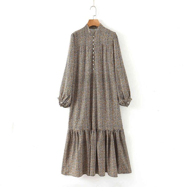 women's new floral ruffles long-sleeved casual women dresses party long maxi dress vestidos 200928, Black;gray
women's new floral ruffles long-sleeved casual women dresses party long maxi dress vestidos 200928, Black;gray